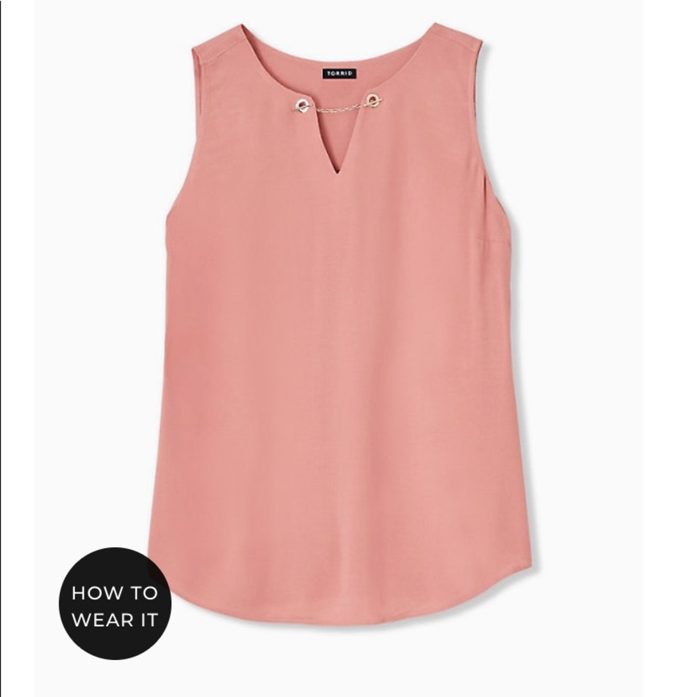 Light coral torrid top